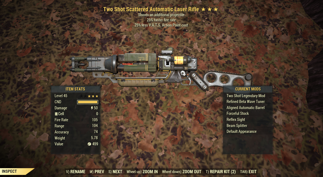 Buy Two Shot Faster Fire Rate In Fallout Items Offer