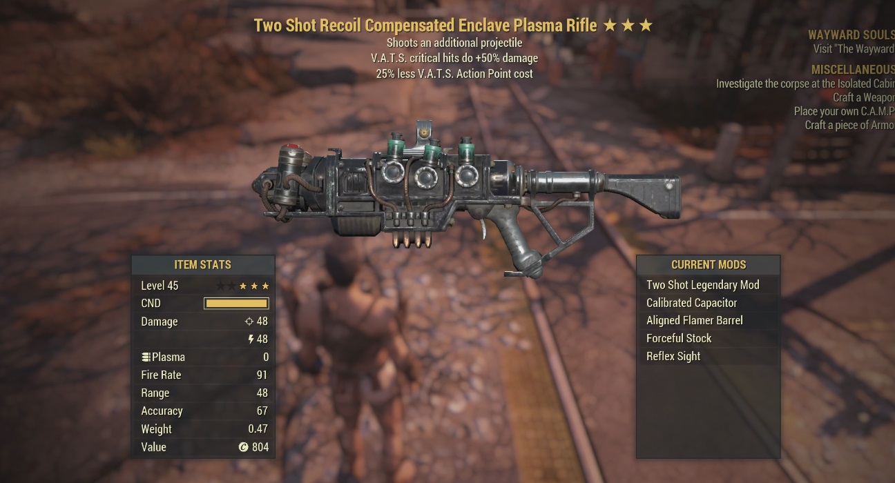 Buy Two Shot Enclave Plasma Rifle In FALLOUT 76 Items Offer 2412731189