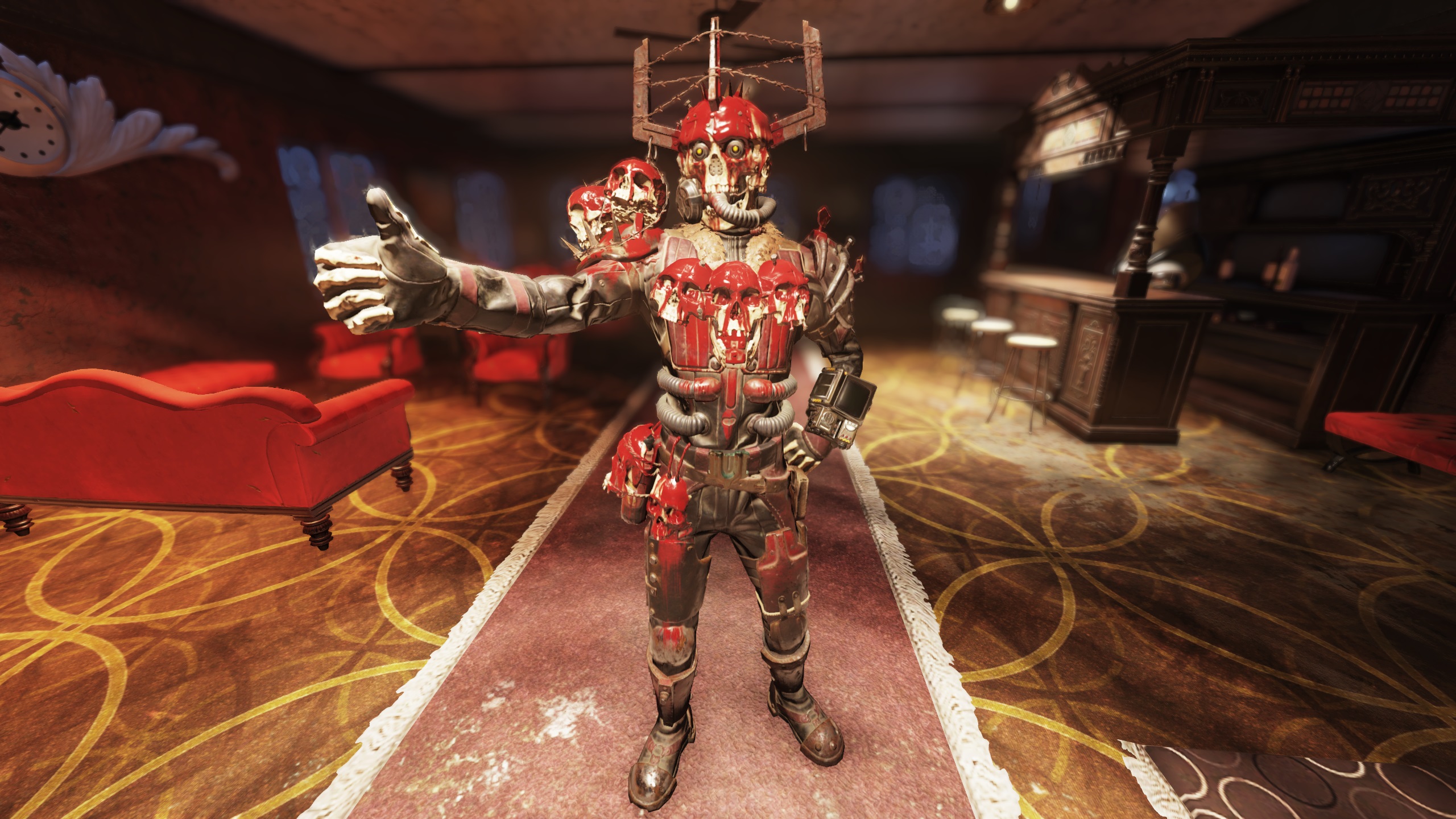 Buy Skull Lord Blood Eagle Suit In FALLOUT 76 Items Offer 25192978