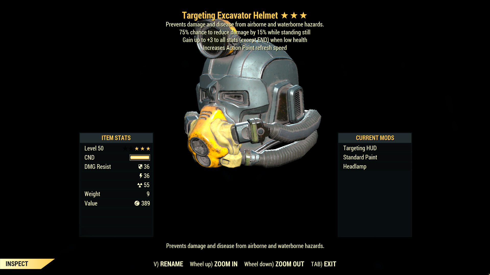 Buy Unyielding Sentinel Excavator In Fallout Items Offer