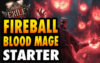 Blackflame Fireball Blood Mage POE2 Build