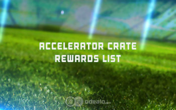 New Rocket League items - the Accelerator Crate Contents