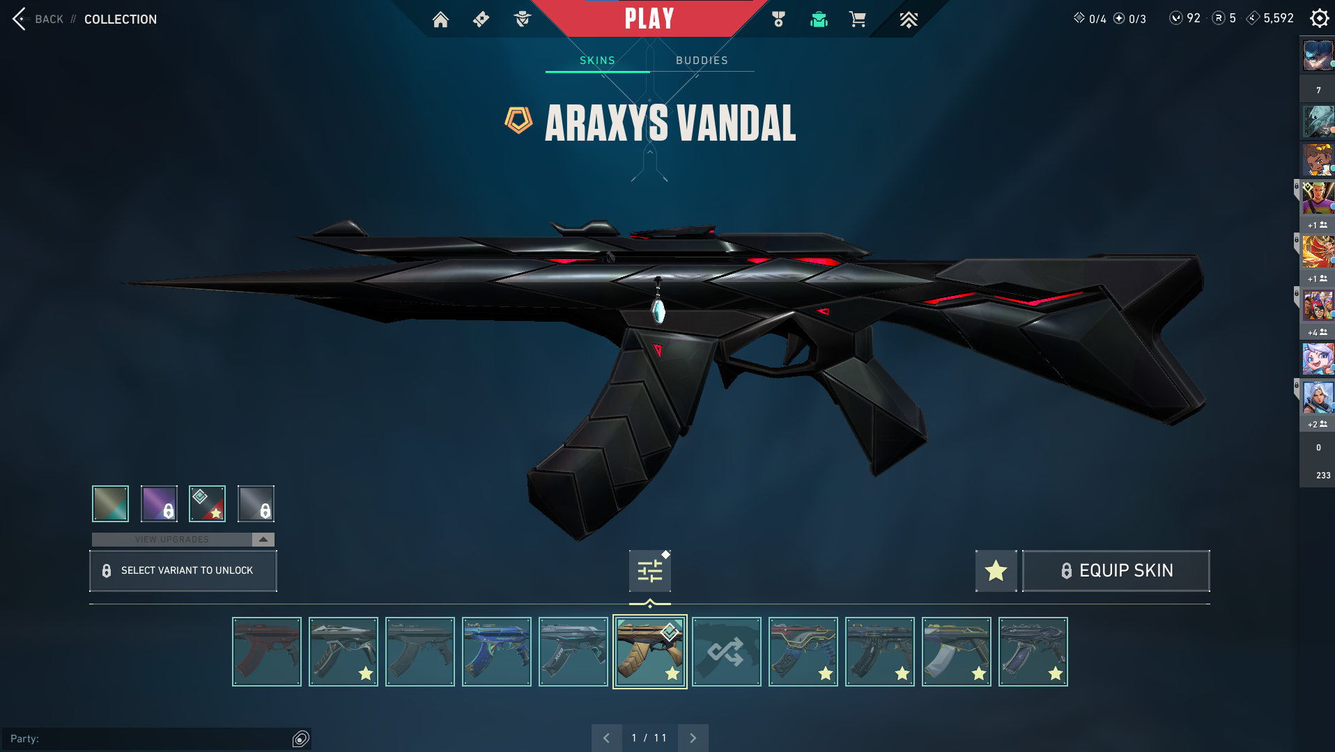 Compte Valorant Skins ~800€ + Cut VCT LOCKIN, Rang Ascendant