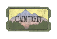 Pleasant Valley Claim Ticket - 50