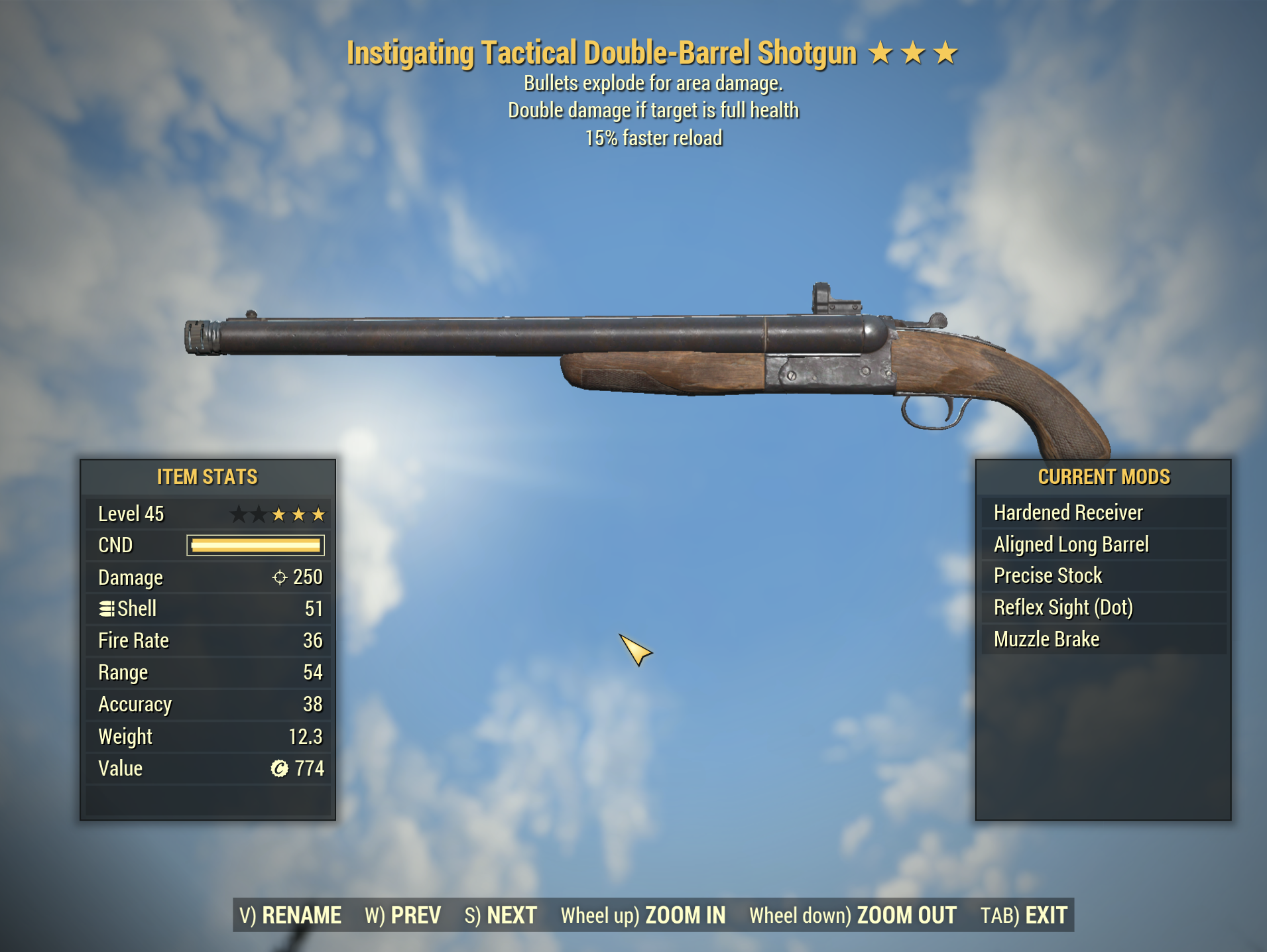 double barrel shotgun reload