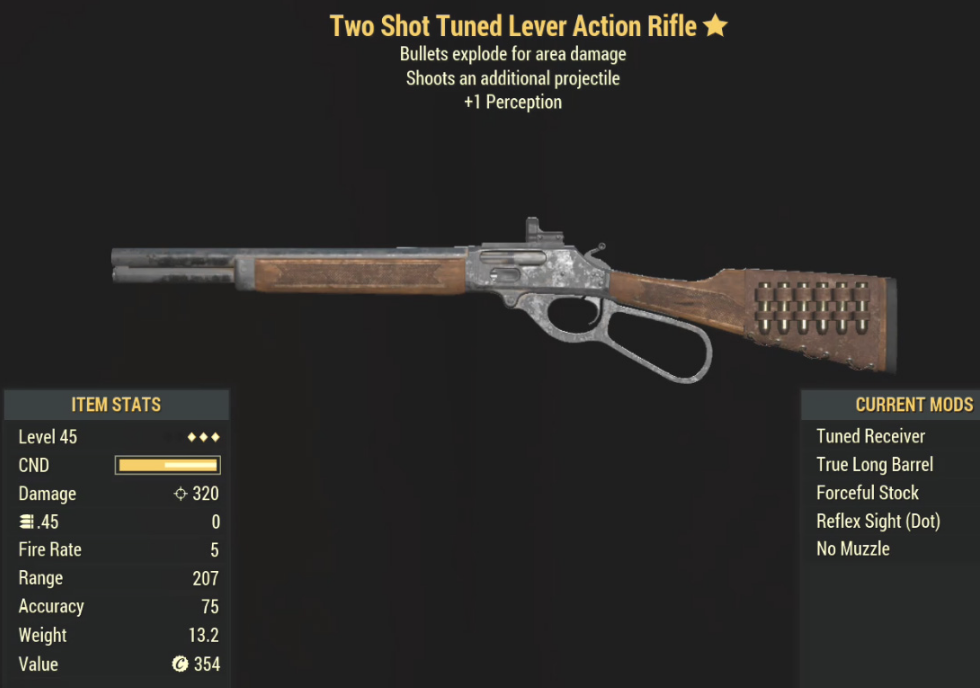 fallout 4 lever action rifle ammo