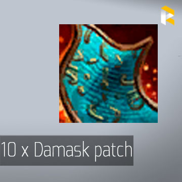 Damask patch x 10