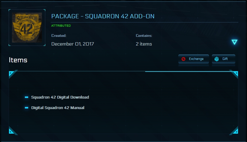 ⭐️Package - Squadron 42 Add-On [Squadron package gift]⭐️