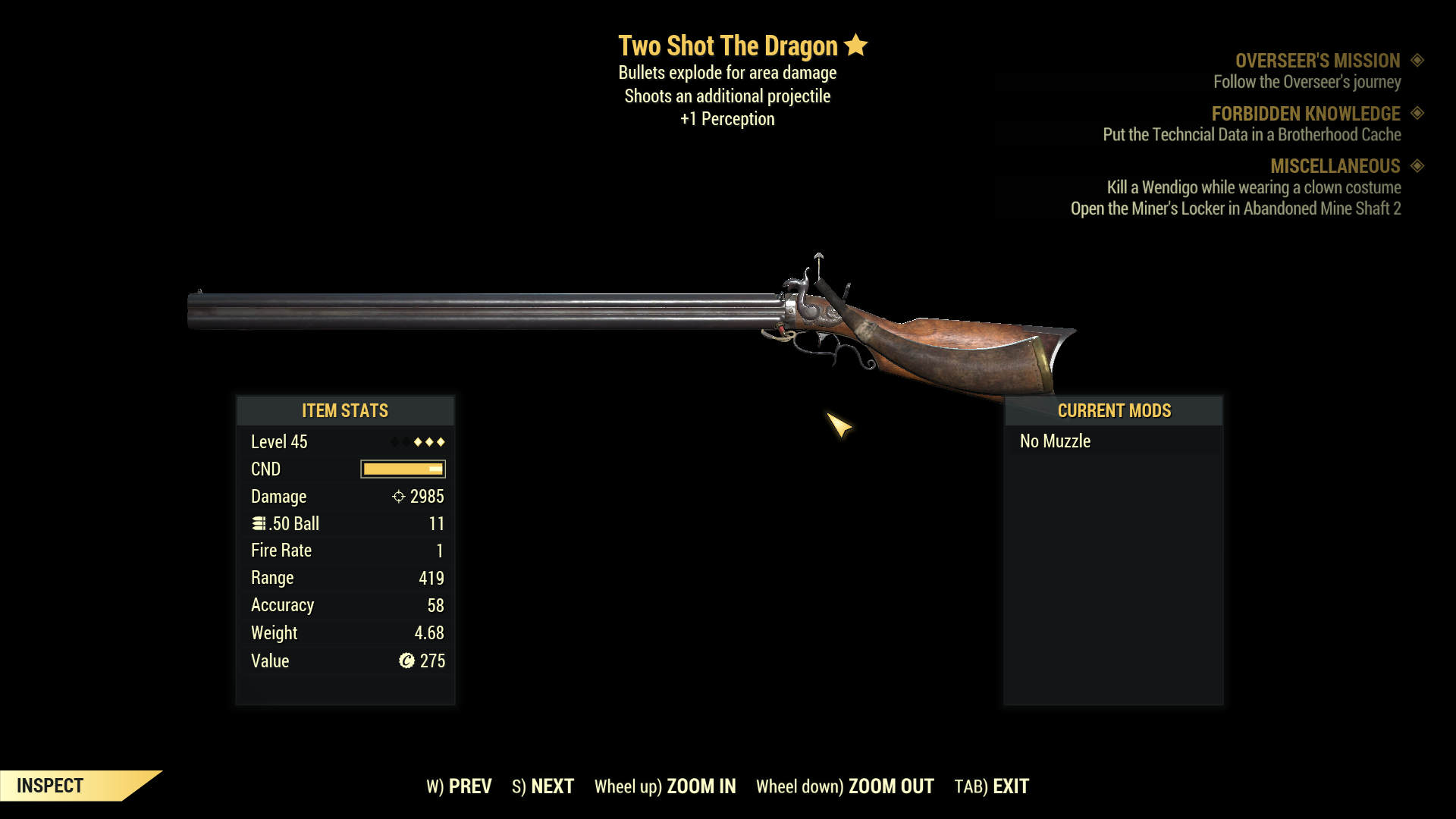 ★★★ Two Shot Explosive The Dragon[+1 PER] | FAST DELIVERY |