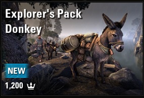 [PC-Europe] explorer's pack donkey (1200 crowns) // Fast delivery!