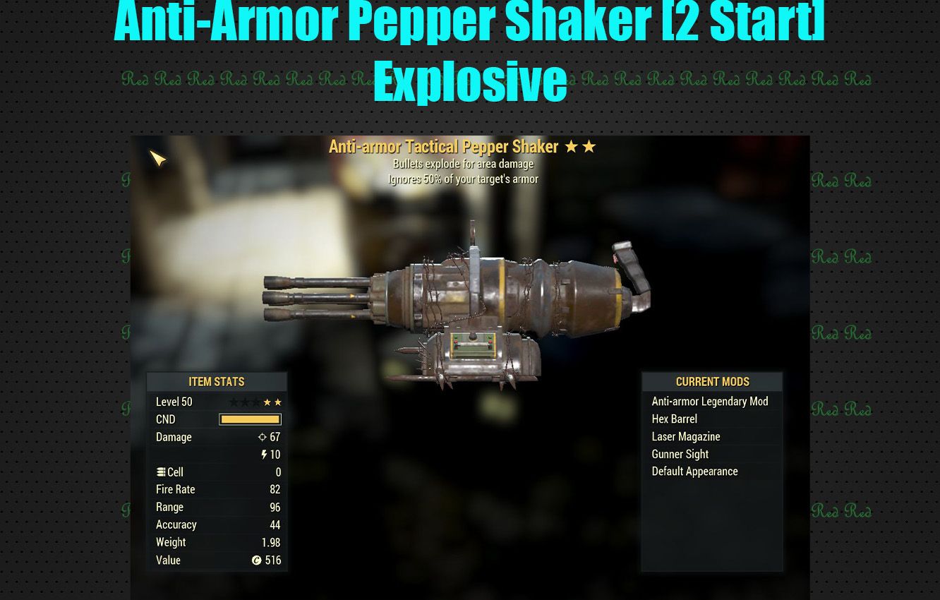 Anti-Armor Explosive Pepper Shaker
