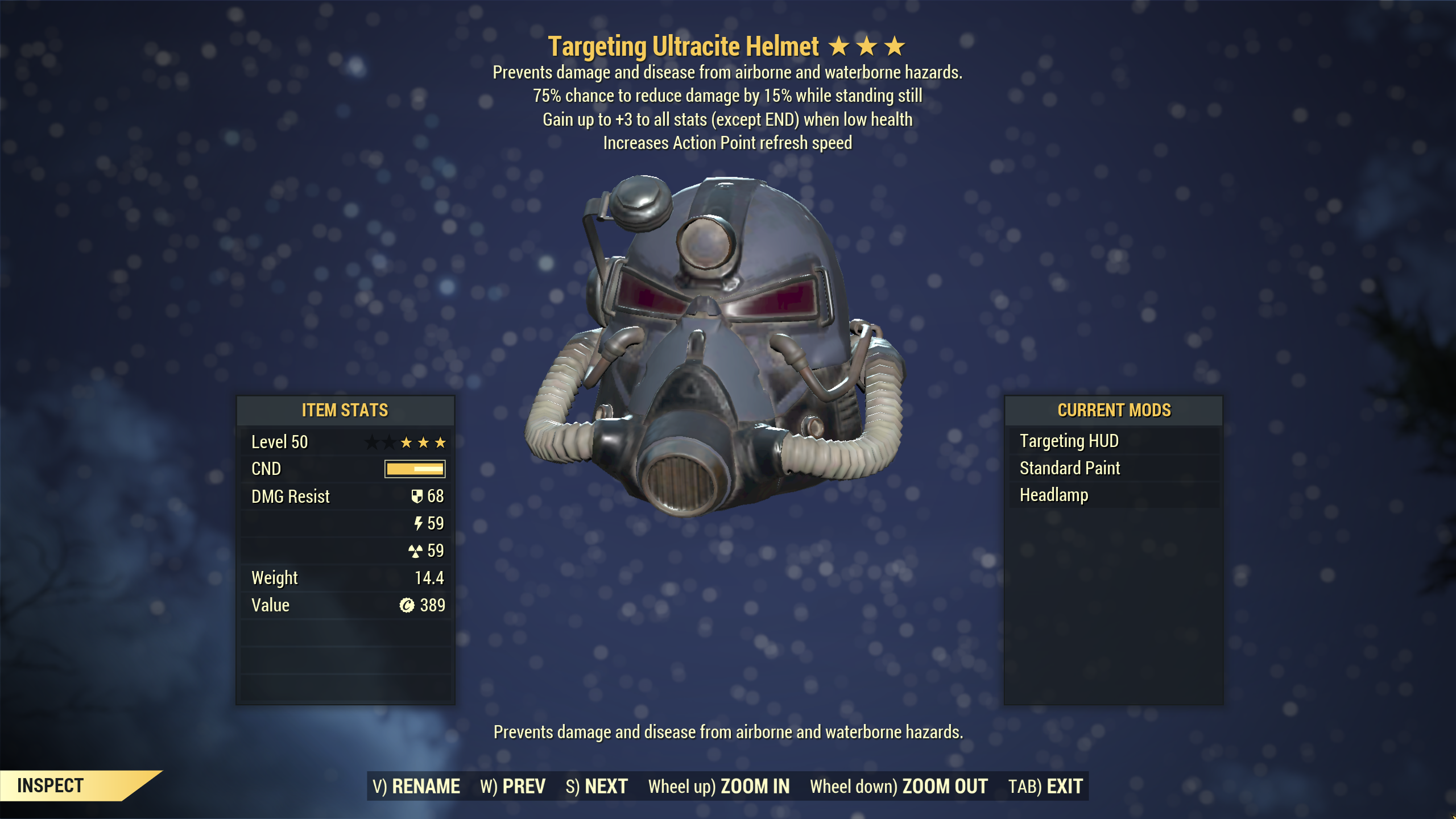 ★★★ Unyielding Sentinel Ultracite Power Armor[6/6 AP Refresh] | FULLY MODDED | FAST DELIVERY |