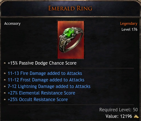 ★★★Ring TRIPLE ATT DMG (Fire/Frost/Light, Ele/Occ Res - Bloodtrail - INSTANT DELIVERY (5-10 mins)★★★