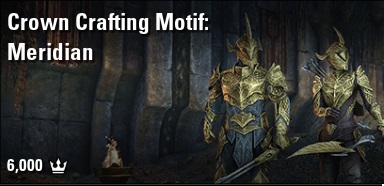[NA - PC] crown crafting motif meridian (6000 crowns) // Fast delivery!