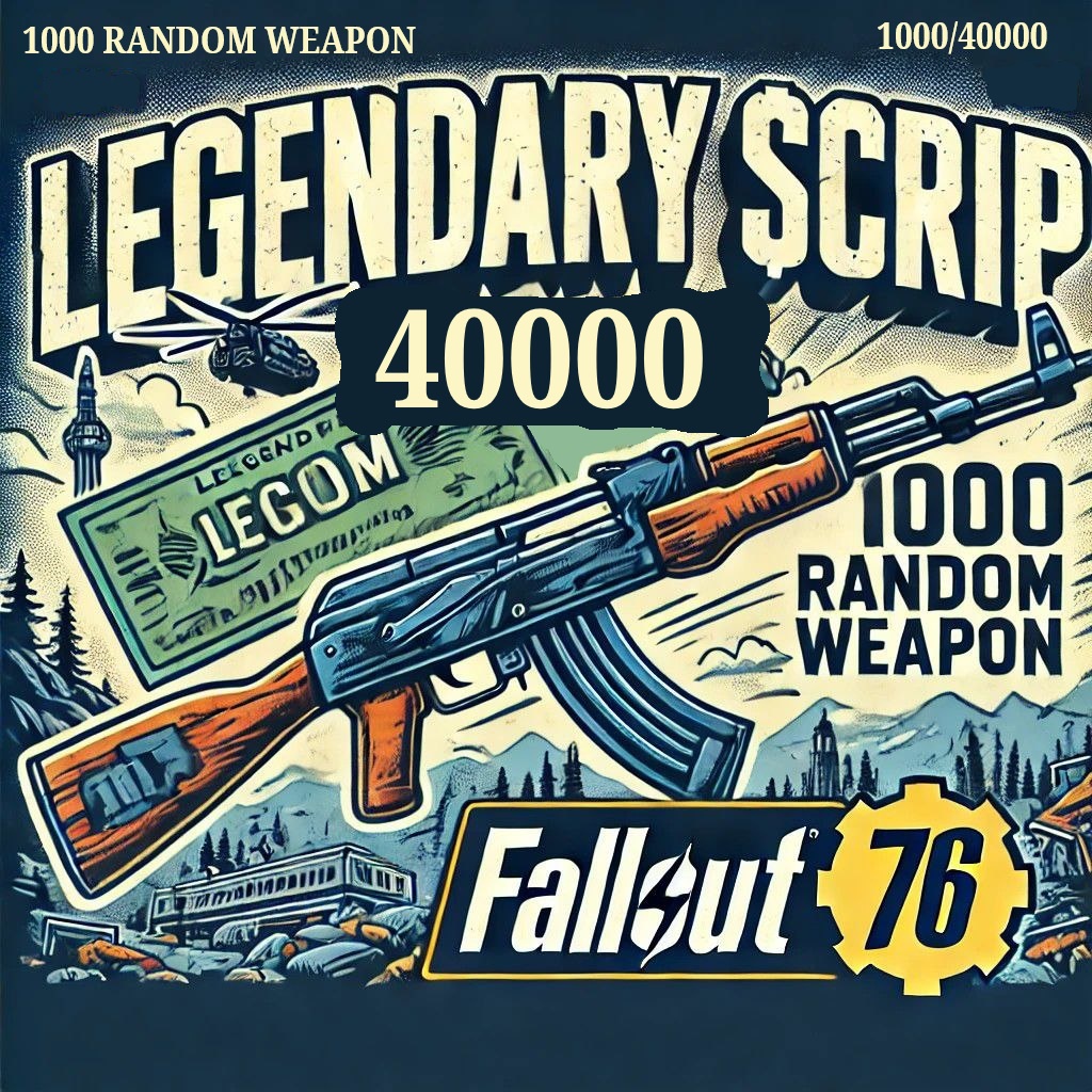 Buy X40000 LEGENDARY SCRIP(X1000 R in FALLOUT 76 Items - Offer 