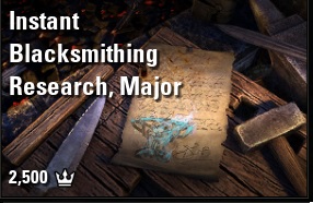 [NA - PC] instant blacksmithing research major (2500 crowns) // Fast delivery!