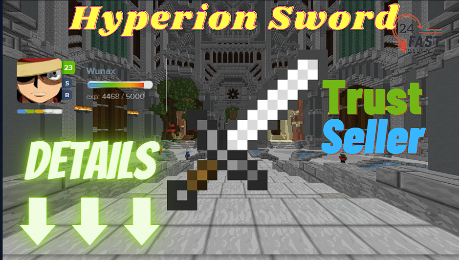 Hyperion Sword ( Mythic + 5Star + Maxed ) Insant Delivery