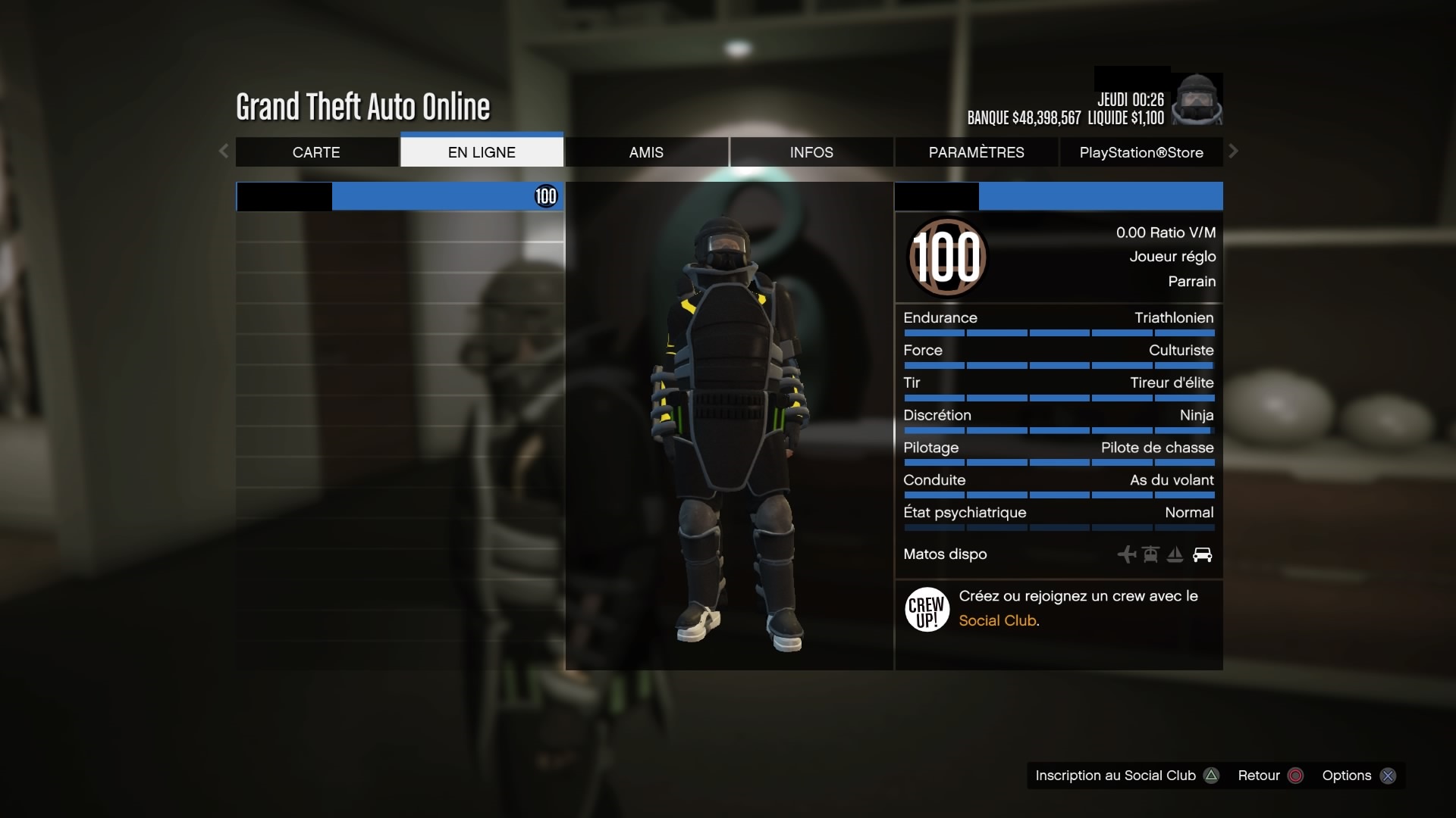 Buy PS4 MODDED ACCOUNT. Rank 100 in GTA 5 Online Accounts - Offer  234677348