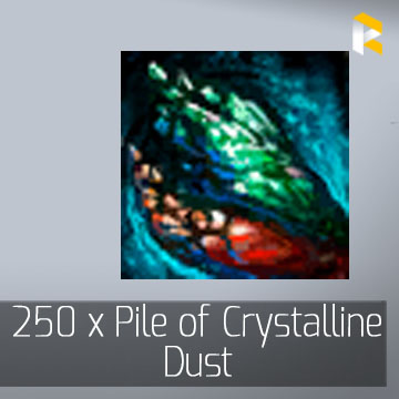 Pile of Crystalline Dust x 250 - Guild Wars 2 EU & US All Servers - fast & safe