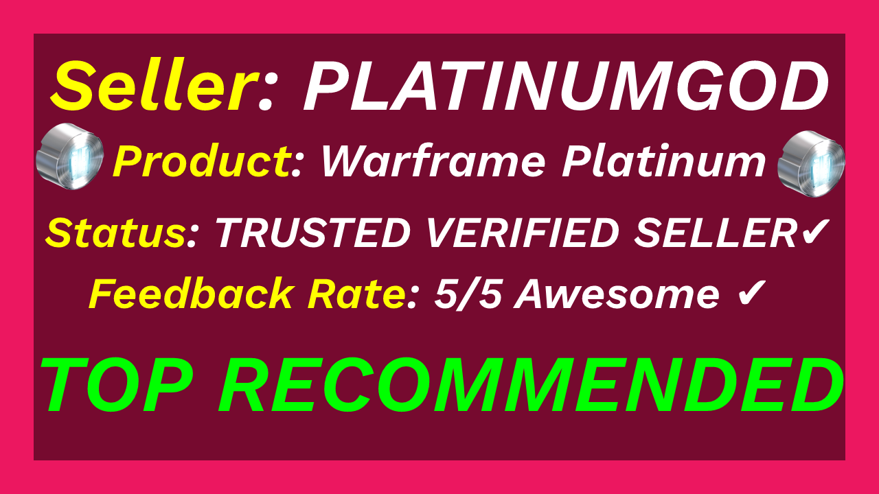 ⭐[PC] ⭐Legit & safe Platinum⭐ Purchase on your account ⭐ Extra Gift for Feedbacks! ⭐