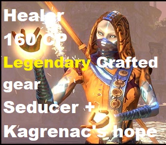 [NA - PC] Full Legendary Crafted Gear - Healer - 160 CP Seducer + Kagrenac’s Hope