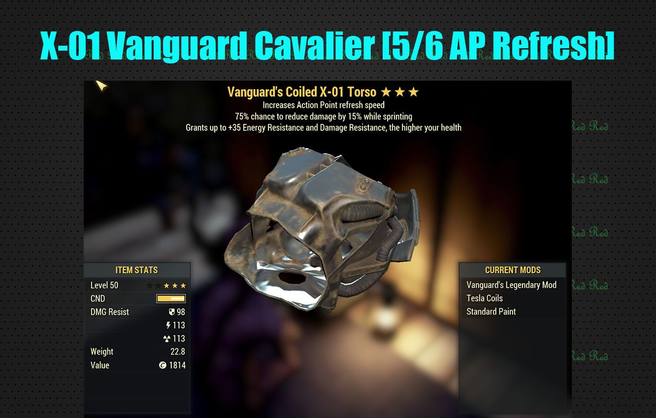 X-01 Vanguard Cavalier [5/6 AP Refresh].Power Armor