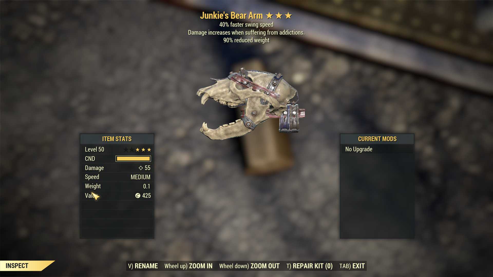 Junkie's Bear Arm (40% Faster Swing Speed, 90% reduced weight)