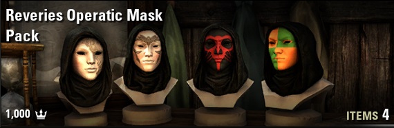 [NA - PC] reveries operatic mask pack (1000 crowns) // Fast delivery!