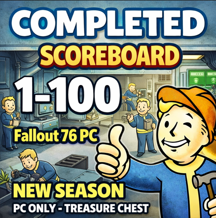 Buy [PC] Seasonal score board 1-10 in FALLOUT 76 Power Leveling - Offer ...
