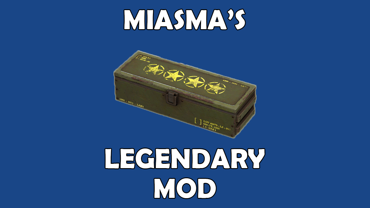 Buy [PS] Miasma's Legendary Mod in FALLOUT 76 Items - Offer #2629184028