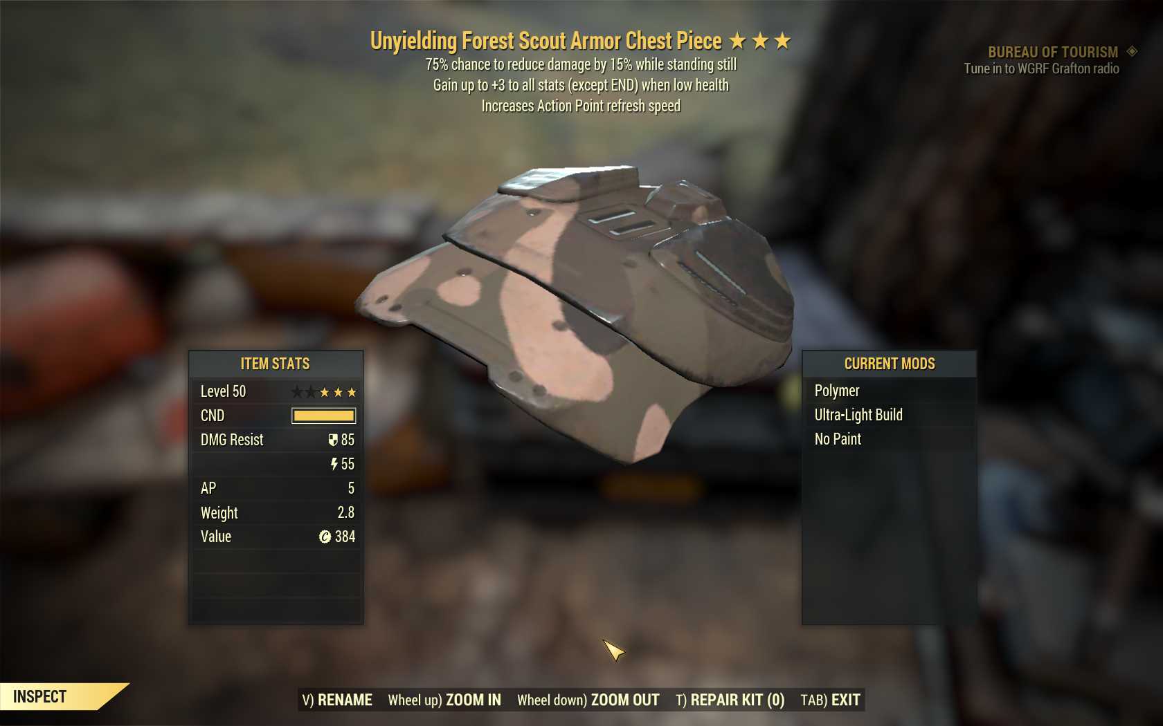 Buy [UNY AP SENT]Unyielding Sentin in FALLOUT 76 Items - Offer #2532496383