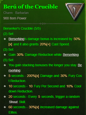 Buy Berserker's Crucible (5/5) and in DIABLO 4 Items - Offer #2629747312
