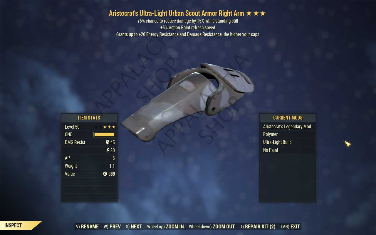 Buy [ARI AP SENT]Aristocrat's Sent in FALLOUT 76 Items - Offer #2627998991