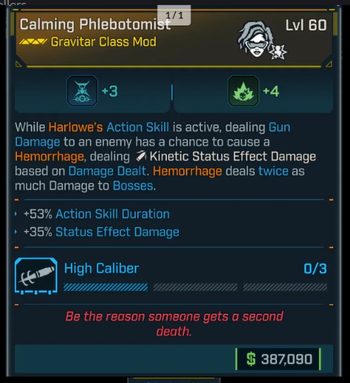 Buy [60 lvl] Calming Phlebotomist in BORDERLANDS 4 Items - Offer ...