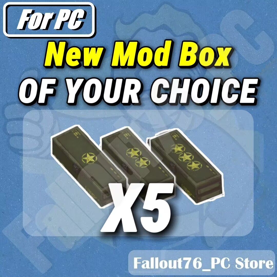 Buy New Mod Box X5 in FALLOUT 76 Items - Offer #2534984901