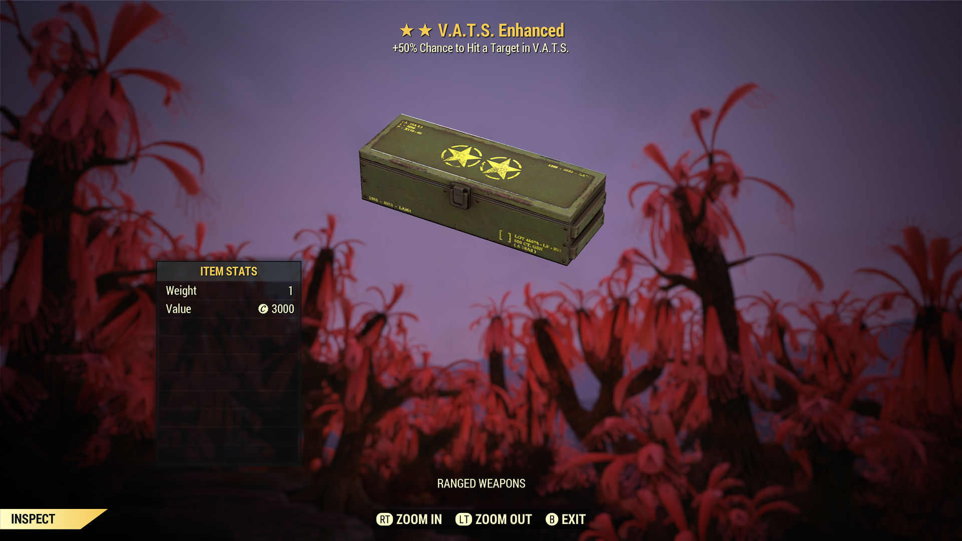 Buy [XBOX] VATS Enhanced Legendary in FALLOUT 76 Items - Offer #2429776140