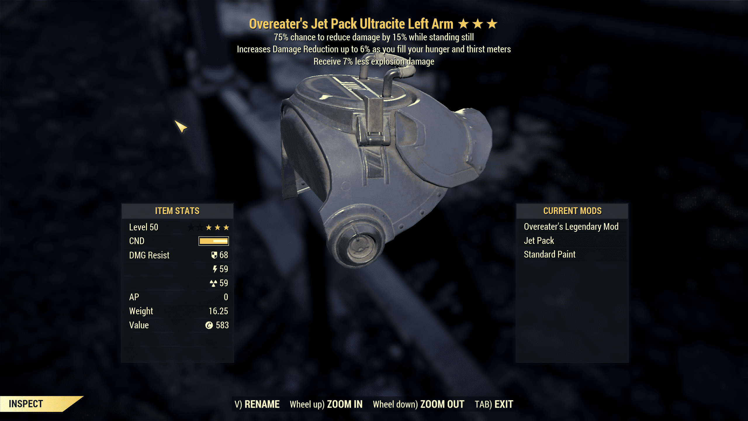 Buy Power Armor Set Overeaters In Fallout 76 Items Offer 236577644