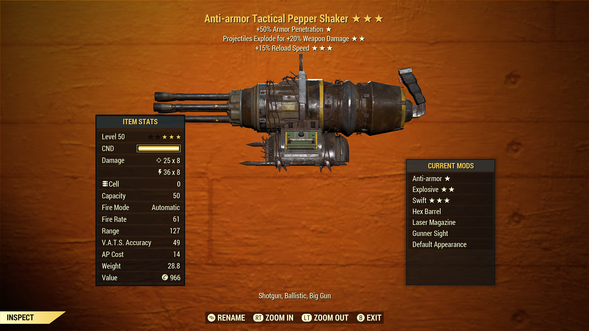 Buy [XBOX] Anti-armor Explosive Pe in FALLOUT 76 Items - Offer #2525573500