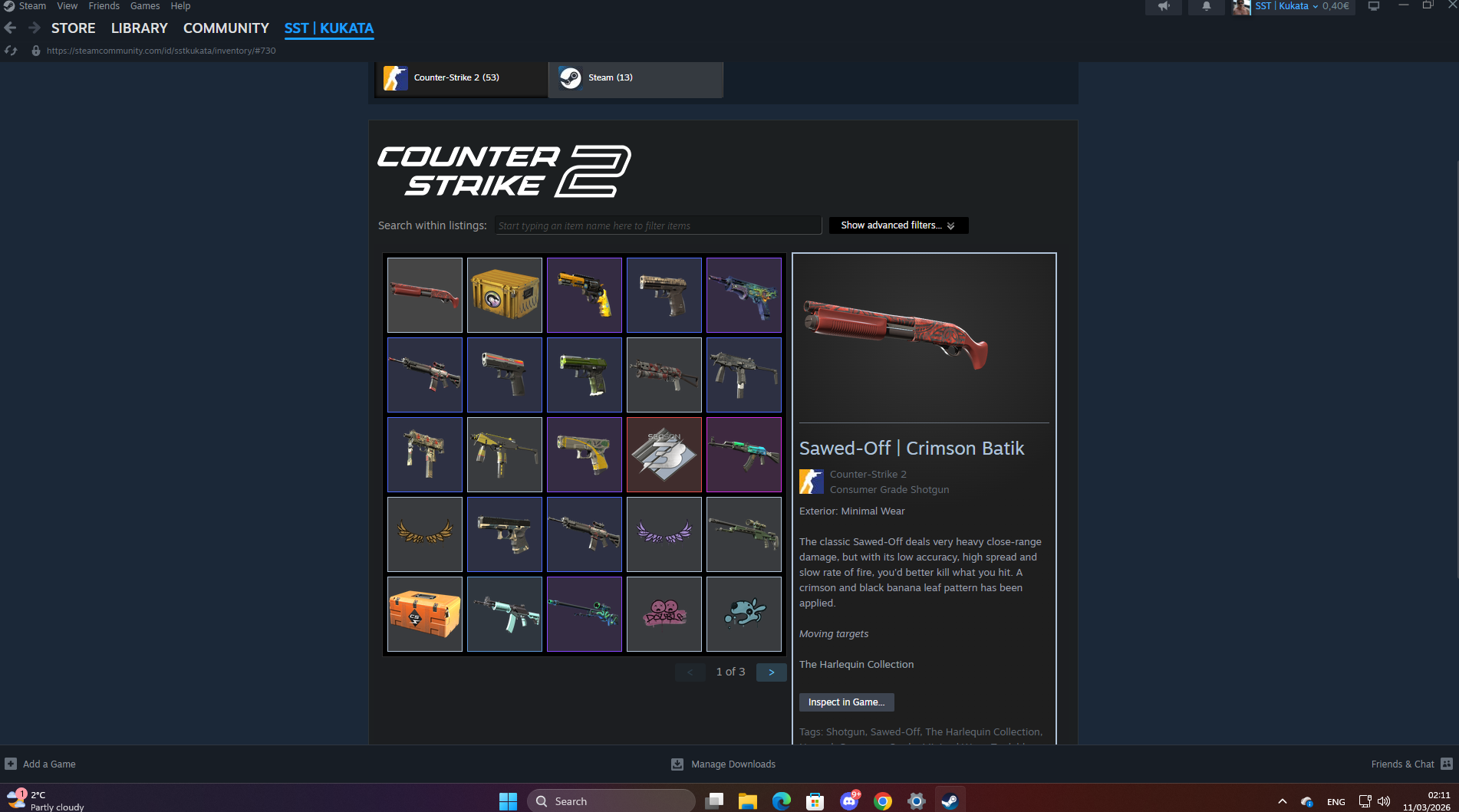 Buy Selling my steam acc with CS2 in CS:GO Accounts - Offer #266978559