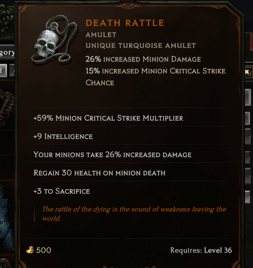 Buy Death Rattle Gifting or Trad in LAST EPOCH Items Offer 247717033