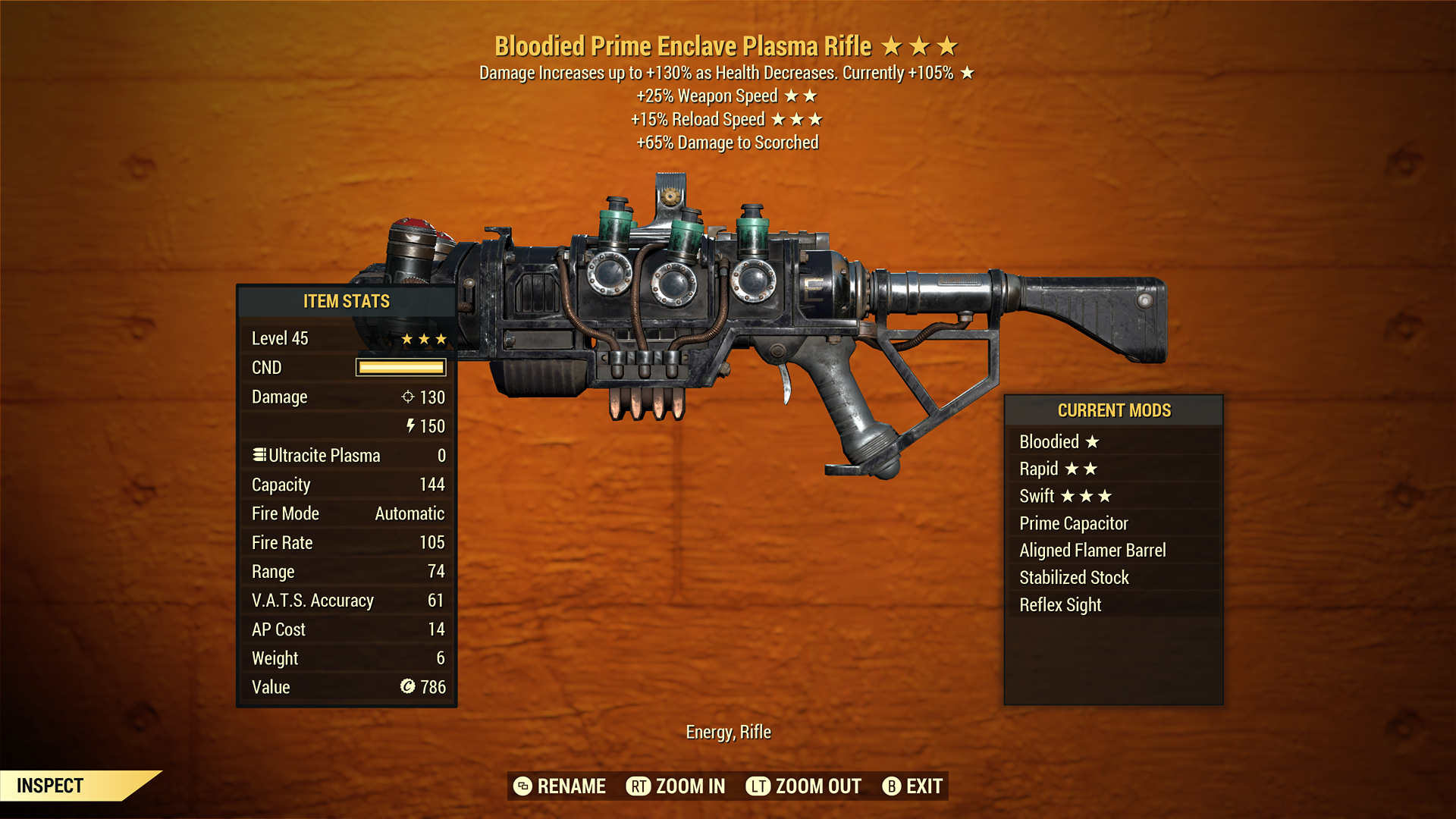 Buy [XBOX] Bloodied Enclave Plasma in FALLOUT 76 Items - Offer #2526590065