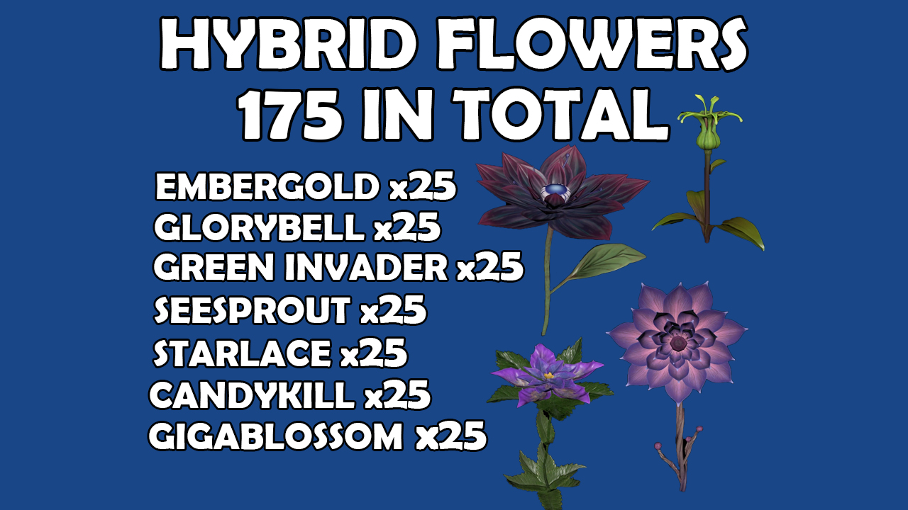 Buy [PS] Hybrid Flowers 25 of each in FALLOUT 76 Items - Offer #2610488795