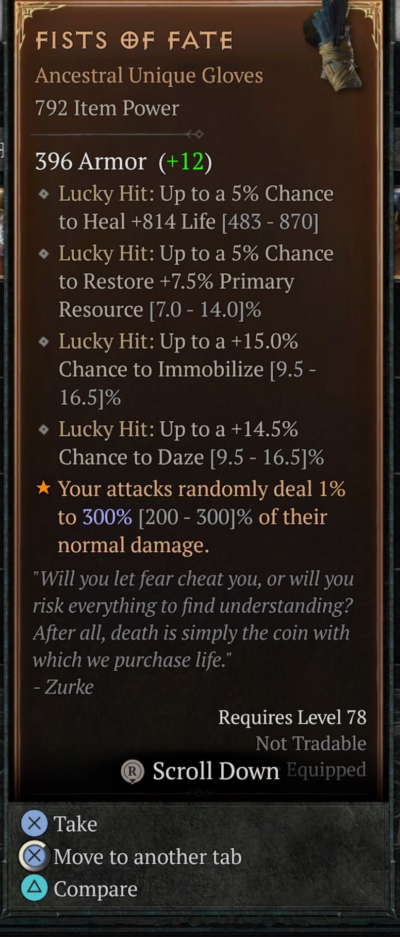 Buy Fists Of Fate Ancestral Unique In Diablo 4 Items - Offer #2316613185