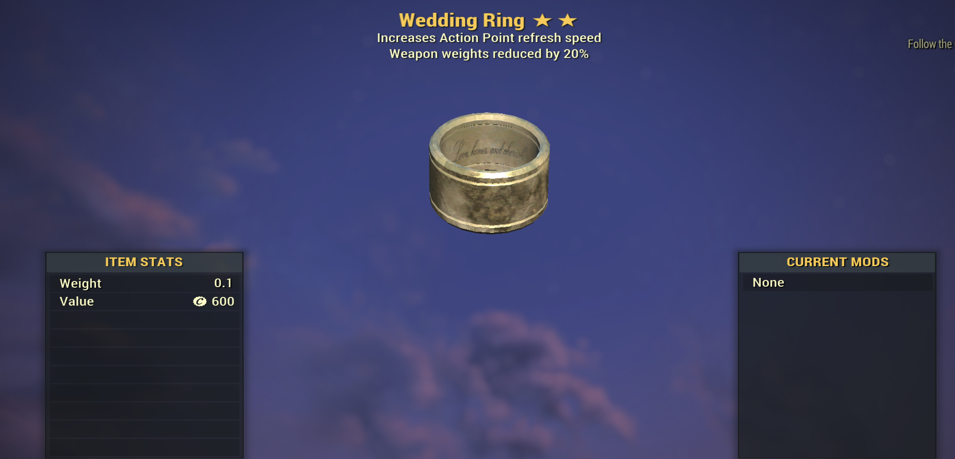 Buy WEDDING RINGS BUNDLE - 5 types in FALLOUT 76 Items - Offer #2425772859