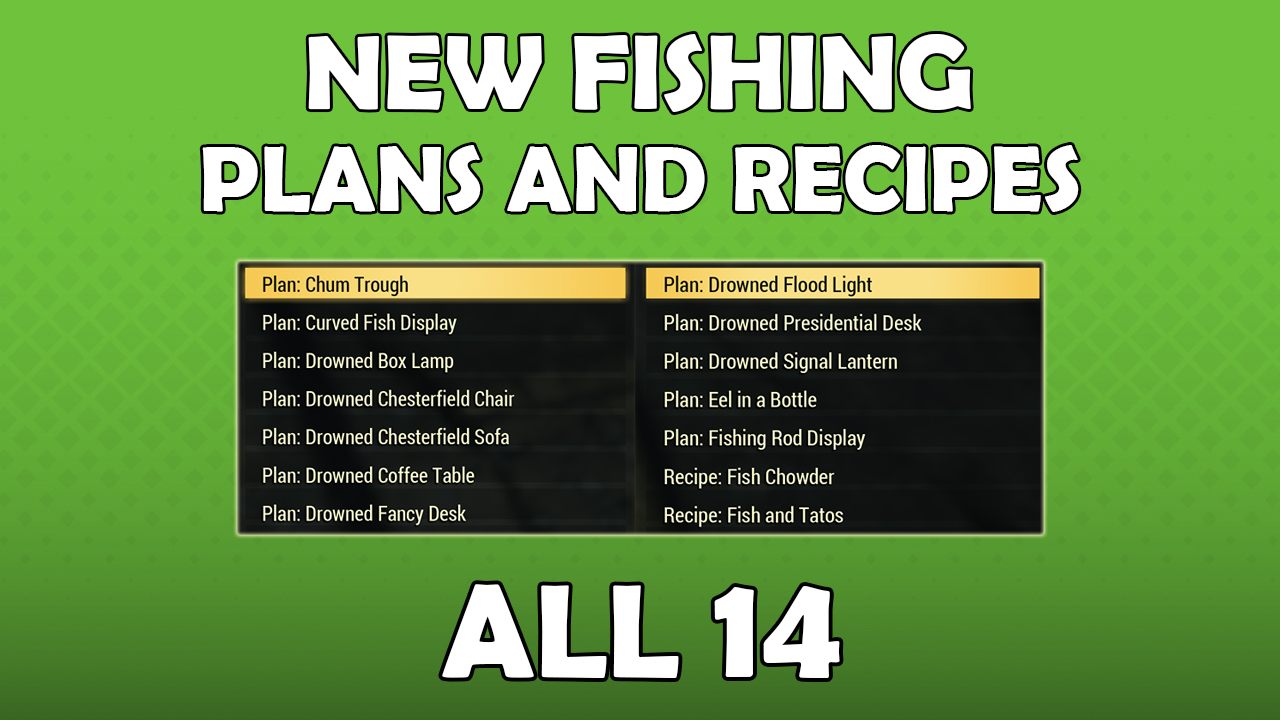 Buy [XBOX] All New 14 Fishing Plan in FALLOUT 76 Items - Offer #2535222099