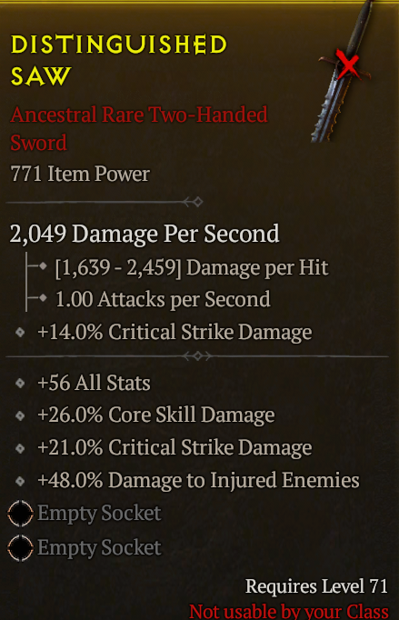 Buy ANCESTRAL TWO HANDED SWORD LVL in DIABLO 4 Items - Offer #2325075794