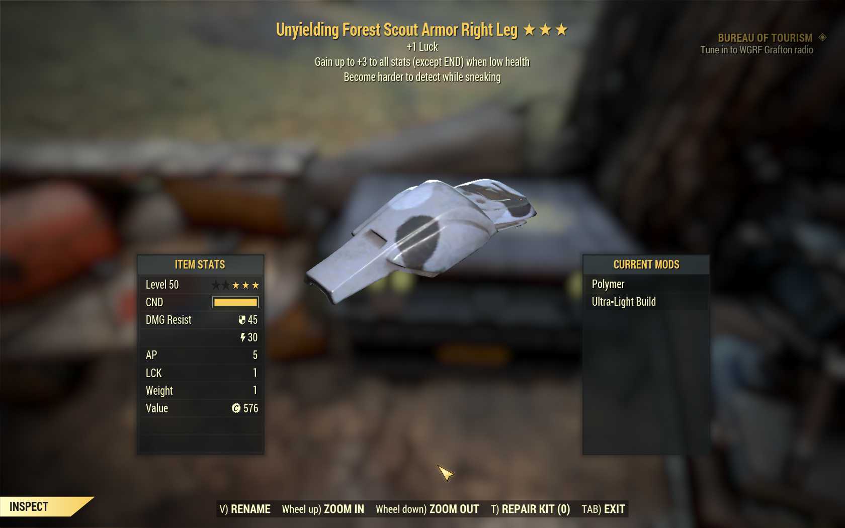 Buy [UNY LUCK SNEAK]Unyielding Sne in FALLOUT 76 Items - Offer #2628340225