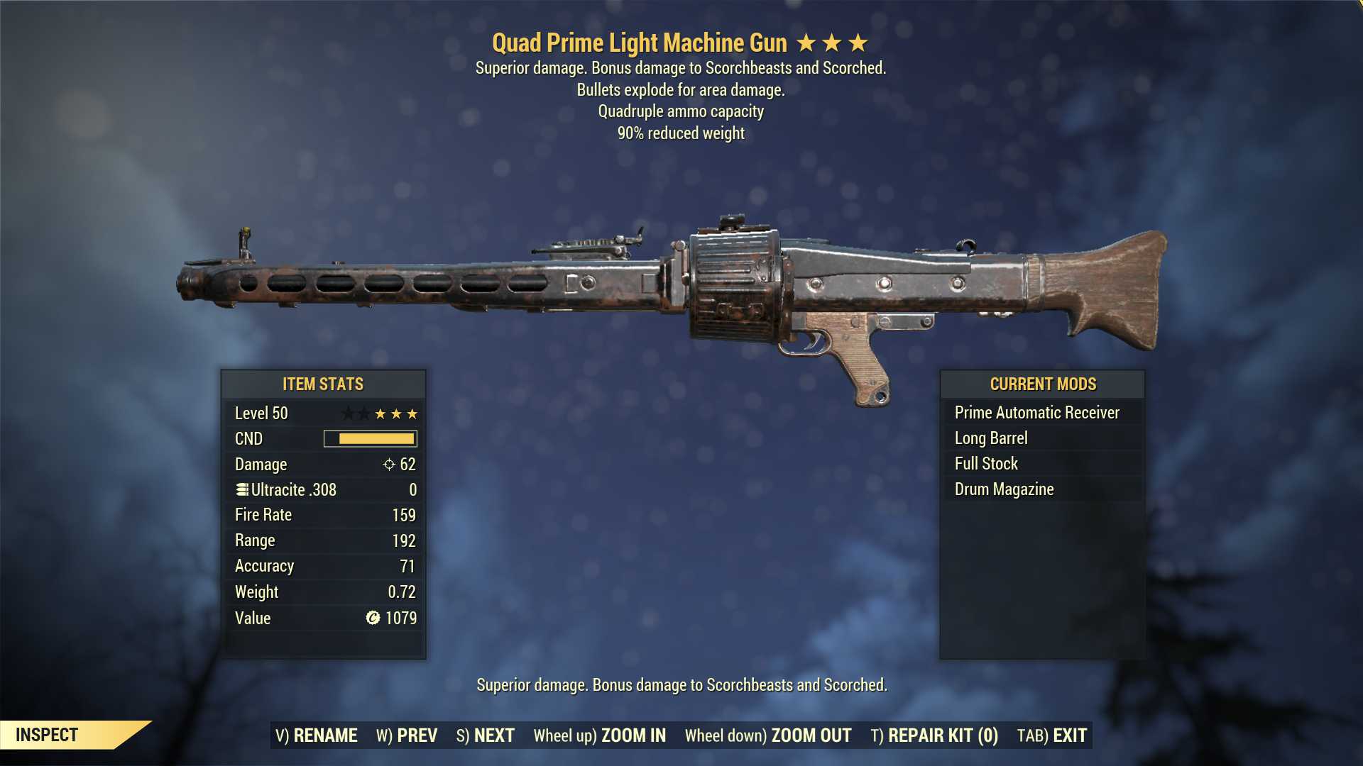 Fallout 4 light machine gun фото 3