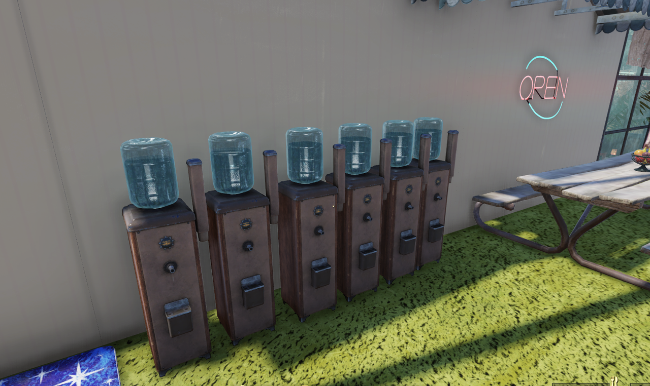 Buy Vintage Water Cooler Plan in FALLOUT 76 Items Offer 2411361361