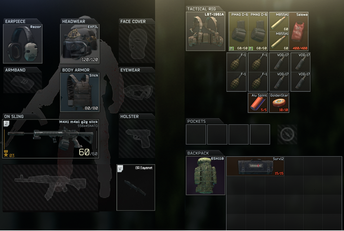 TOP GEAR--EXFIL ballistic+SLICK armor+Colt M4A1 5.56x45+2 mag + Assault ...